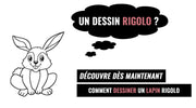 dessin lapin rigolo