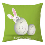 Housse Coussin Lapin Oeuf