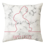 Housse Coussin Lapin Oeuf