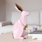 Sculpture Lapin Géométrique