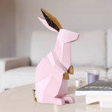 Sculpture Lapin Géométrique