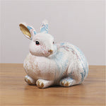 Sculpture Lapin Coloré