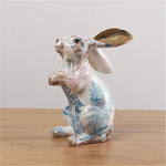 Sculpture Lapin Coloré