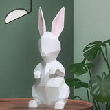 Lapin Sculpture Géométrique