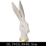 Statue Lapin Longues Oreilles