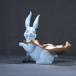 Sculpture Résine Lapin