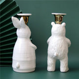 Lapin Blanc Statue
