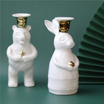 Lapin Blanc Statue