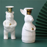 Lapin Blanc Statue