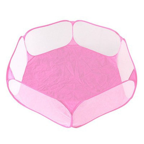 cage lapin exterieur rose
