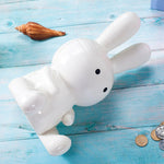 Tirelire Lapin Rose et Blanc