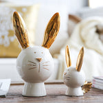 Sculpture de Tête de Lapin