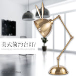 Lampe Lapin Doré