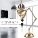 Lampe Lapin Doré