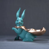 Sculpture Résine Lapin