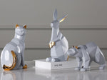 Sculpture Lapin Origami