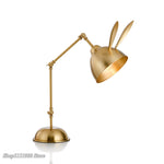 Lampe Lapin Doré