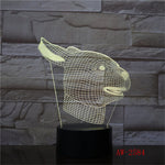 Lampe Tête de Lapin Néon