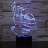 Lampe Lapin <br> Oeuf de Pâques