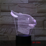 Lampe Tête de Lapin Néon