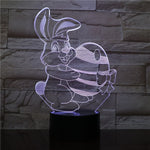 Lampe Lapin <br> Oeuf de Pâques