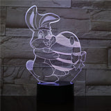 Lampe Lapin <br> Oeuf de Pâques