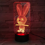 Lampe Lapin <br> Voyage Temporel