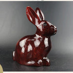 Statue Lapin en Bois
