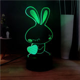 Lampe Lapin Coeur