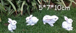 Statue Lapin Famille