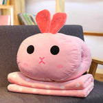 Doudou Lapin Coussin