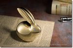 Statue Lapin Or
