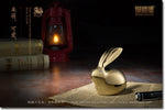 Statue Lapin Or