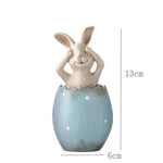 Sculpture Lapin Oeuf de Pâques