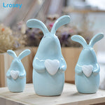 Sculpture Lapin Coeur