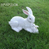 Sculpture Lapin Famille