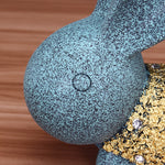 Statue Lapin Couple