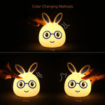X Lampe Enfant Lapin à Lunette
