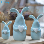 Sculpture Lapin Coeur