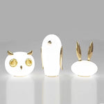 X Lampe Lapin Blanc Céramique