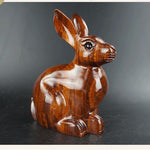 Statue Lapin en Bois