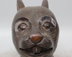 Statue Tête de Lapin Bronze