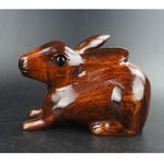 Statue Lapin en Bois