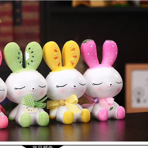 Tirelire Lapin Bébé Fille Baptême
