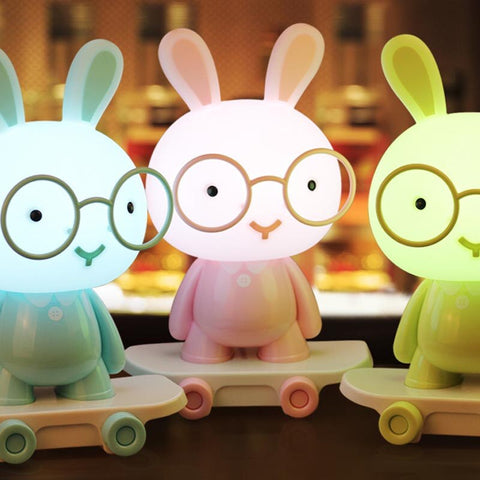 Lampe Lapin Skateboard