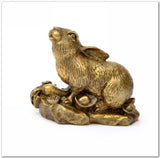 Sculpture Métallique Lapin