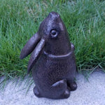 Sculpture Lapin en Fonte