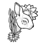 Tatouage Lapin Tribal