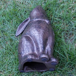 Sculpture Lapin en Fonte