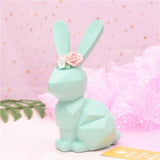 Sculpture Géométrique Lapin